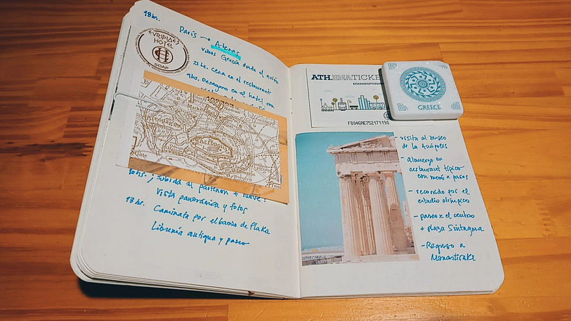 Mis días en Atenas, Grecia