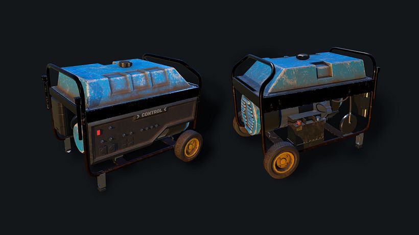 Generador portable - 3D