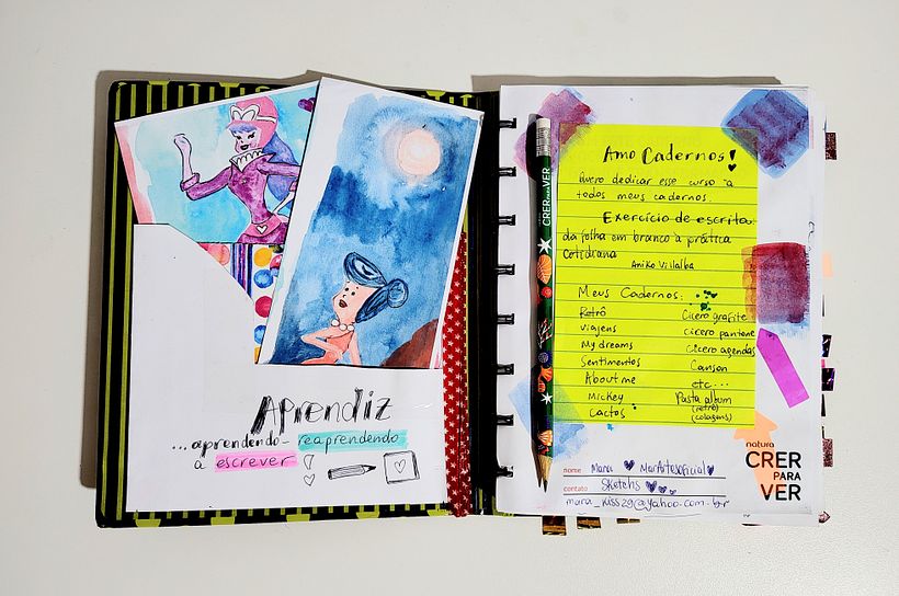 MarArtesOficial - Caderno de exercícios de escrita