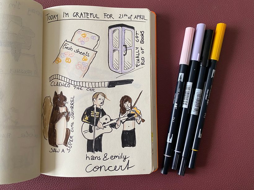 My project for course: Illustrated Life Journal: A Daily Mindful Practice 8
