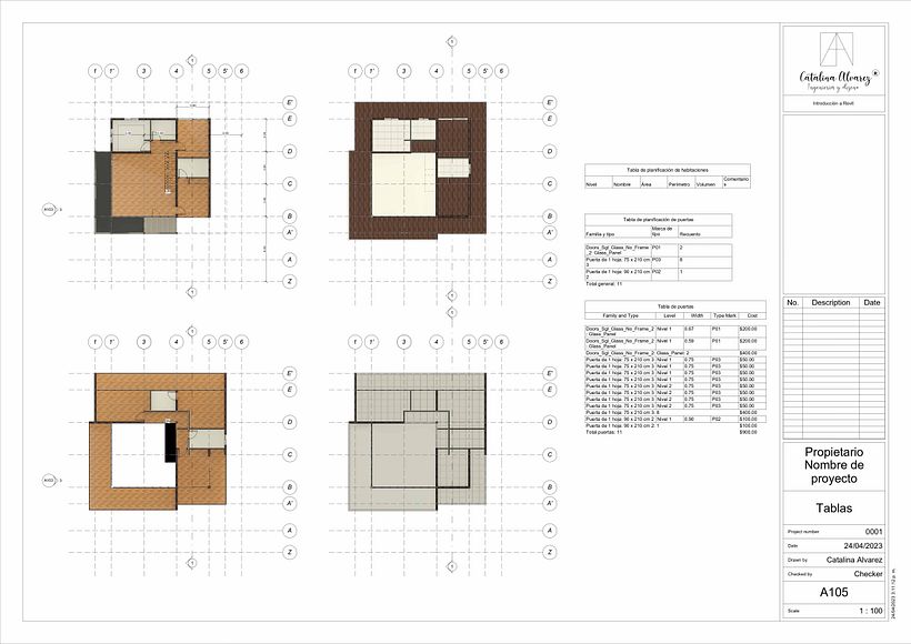 Mi proyecto del curso: Diseño y modelado arquitectónico 3D con Revit 5