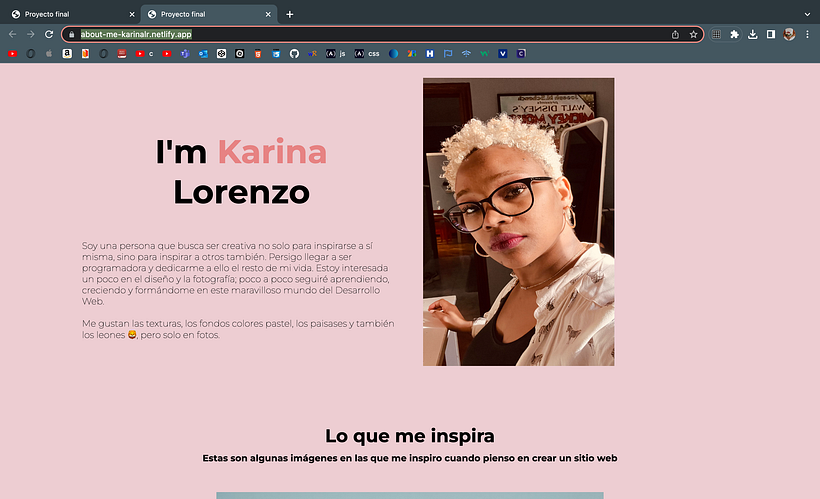 Mi proyecto del curso: Diseño web creativo: planificación y programación desde cero 2