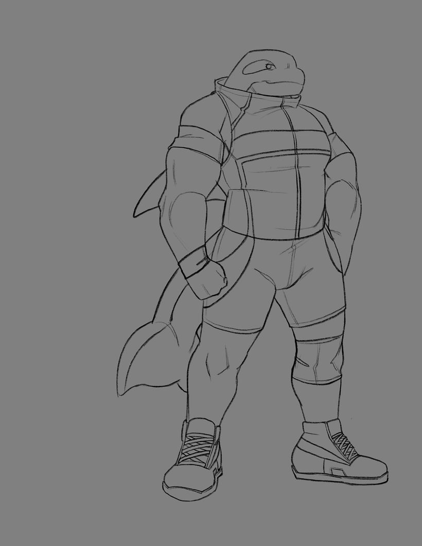 Rough line work