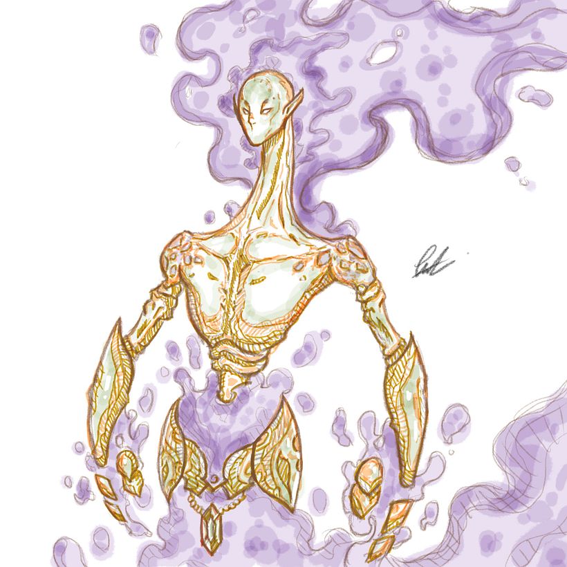 My project for course: Fantasy Sketchbook: Draw Characters from Imagination 1