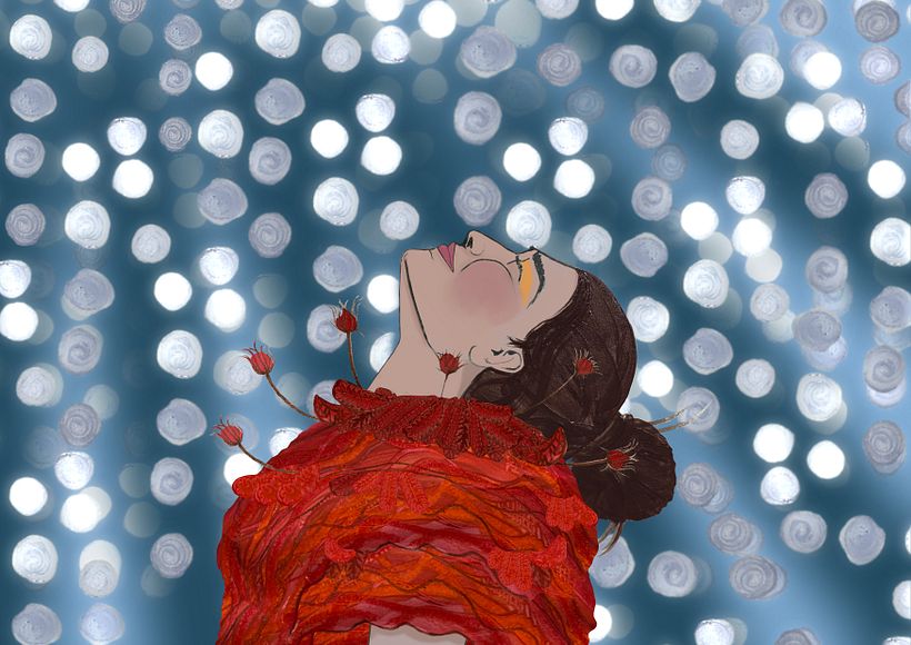 My project for course: Stylish Illustrated Portraits with Mixed Media 1