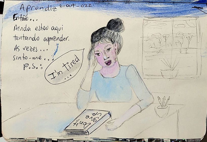 MarArtesOficial - "As vezes penso em desistir" Mas... quando olho meus cadernos... Tudo se transforma!