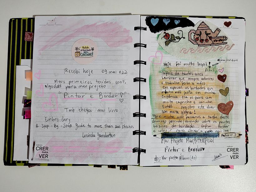 MarArtesOficial - Exercício de escrita - O que foi especial hoje!