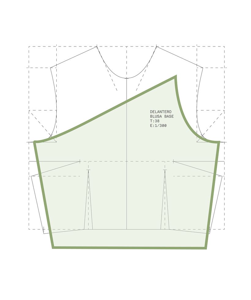Modificación de la blusa base