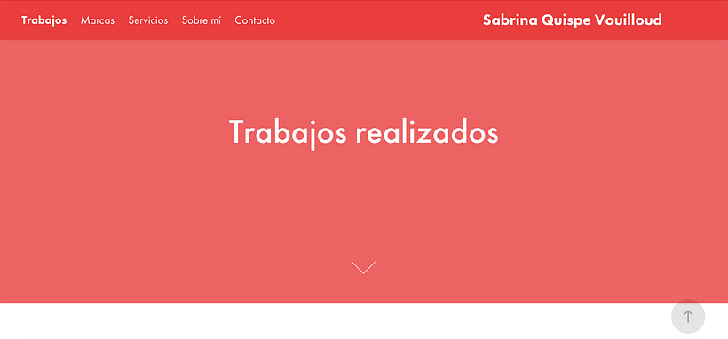 Página Web y selección de proyectos 2