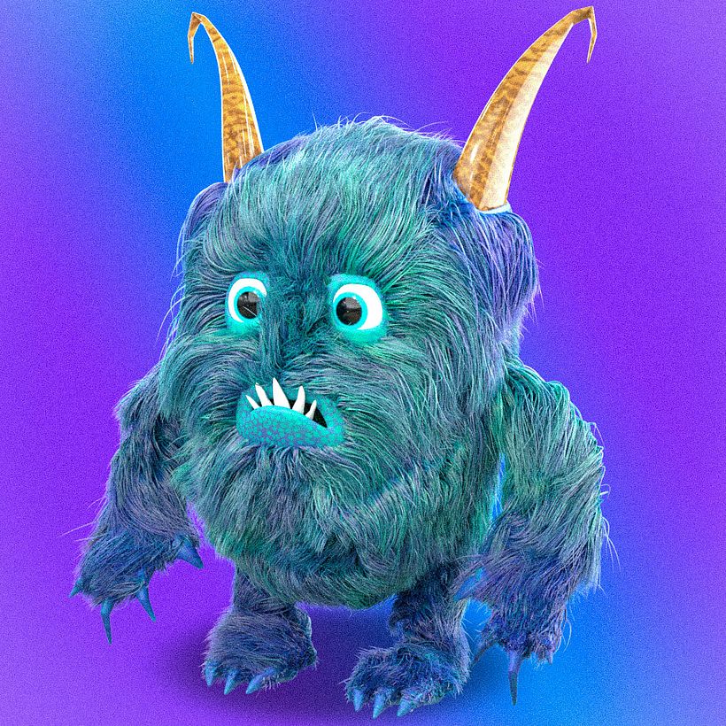 Mi proyecto del curso: Creación de pelo 3D con XGen de Maya 1