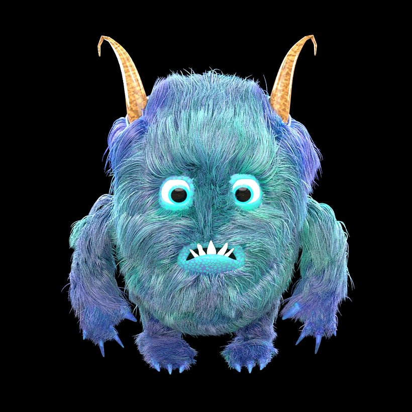 Mi proyecto del curso: Creación de pelo 3D con XGen de Maya 5