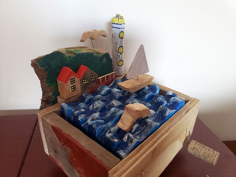 Mi proyecto del curso: Autómatas de madera: crea esculturas con movimiento 3
