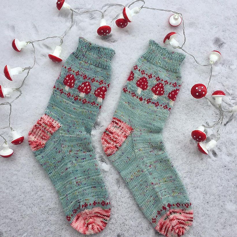 Magic Toadstool socks 1