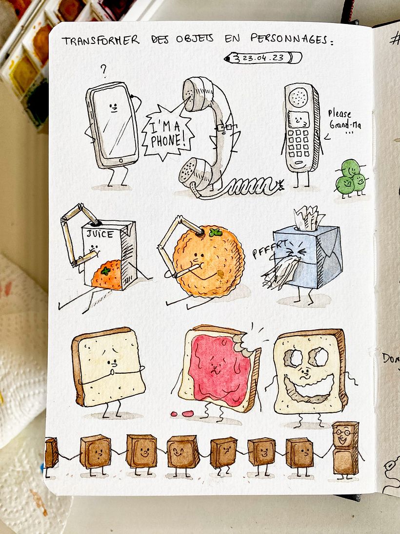 Transformez des objets en personnages / Transform objects into characters