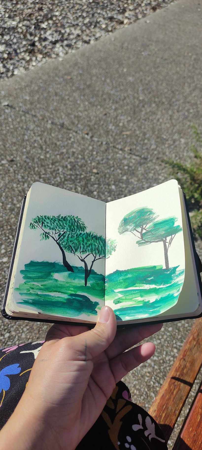 My project for course: Pictorial Sketchbook with Gouache 4