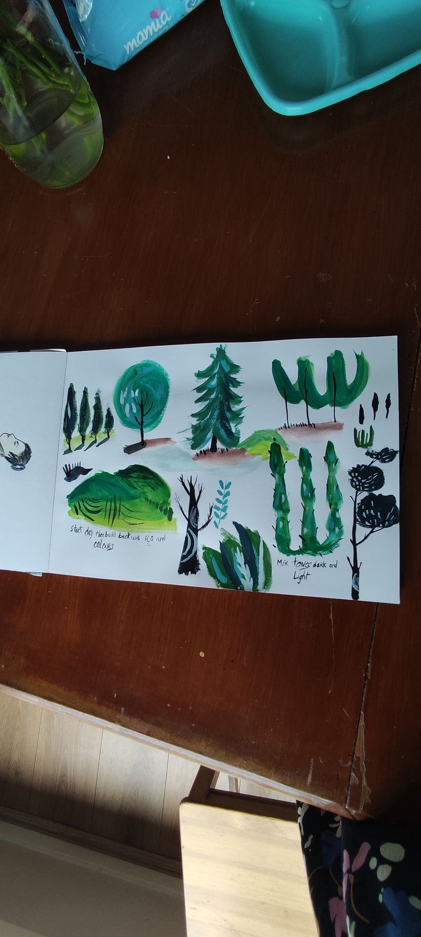 My project for course: Pictorial Sketchbook with Gouache 7