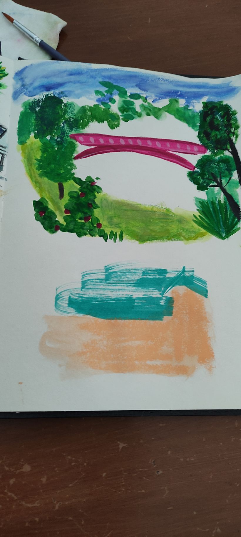 My project for course: Pictorial Sketchbook with Gouache 8