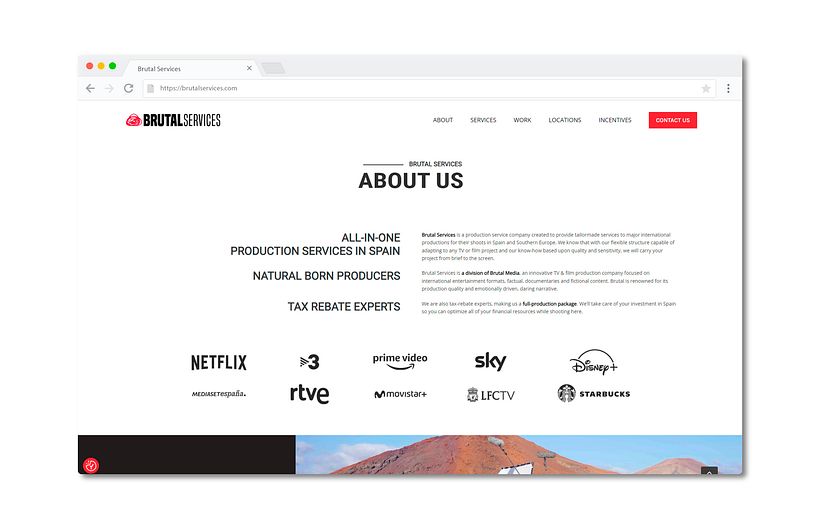 Página web para una reconocida productora 7