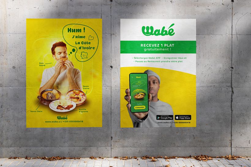 by Olivier Yao : Pay Food With Wabé Card