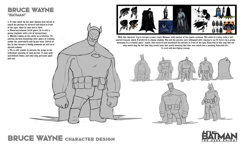 Character Design - Batman Fanmade Series 2