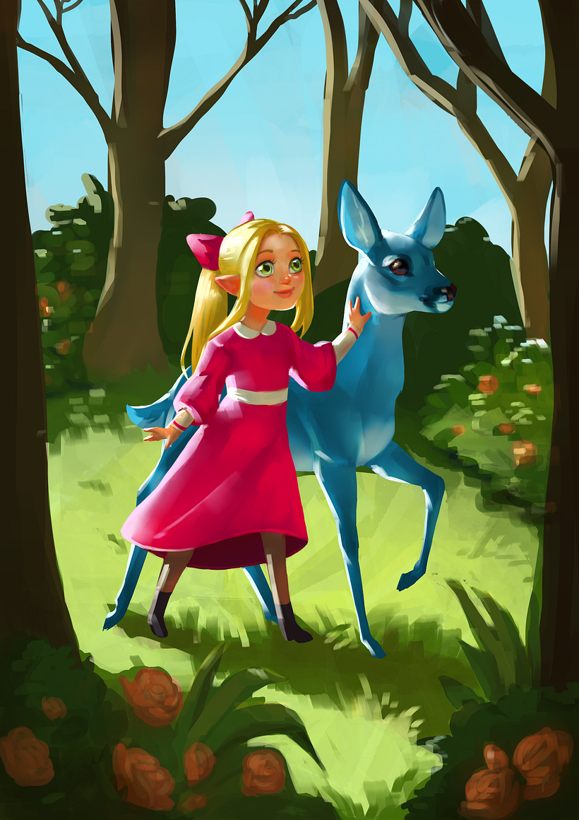 My project for course: Lighting Principles for Digital Painting 1