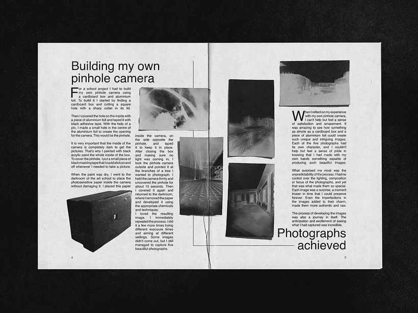 Proyecto escolar | Experimentando con la maquetación 4