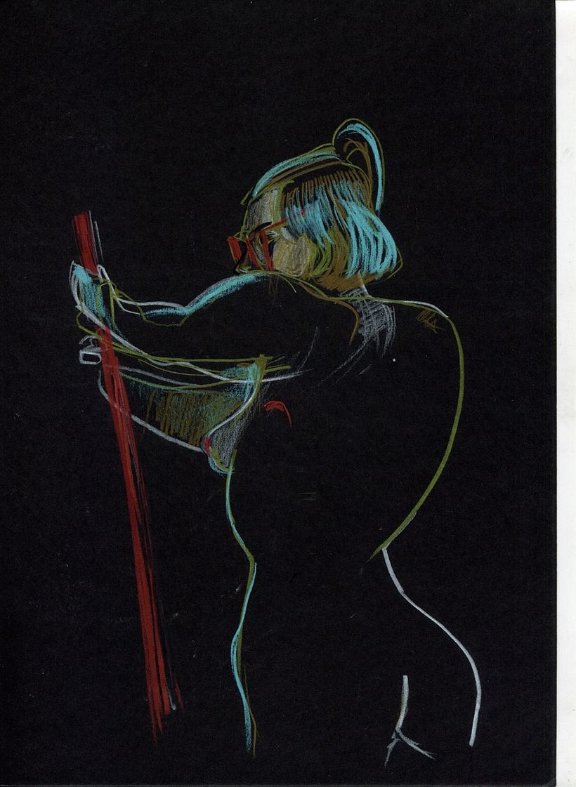 Life drawing sessions. Female figure.  16