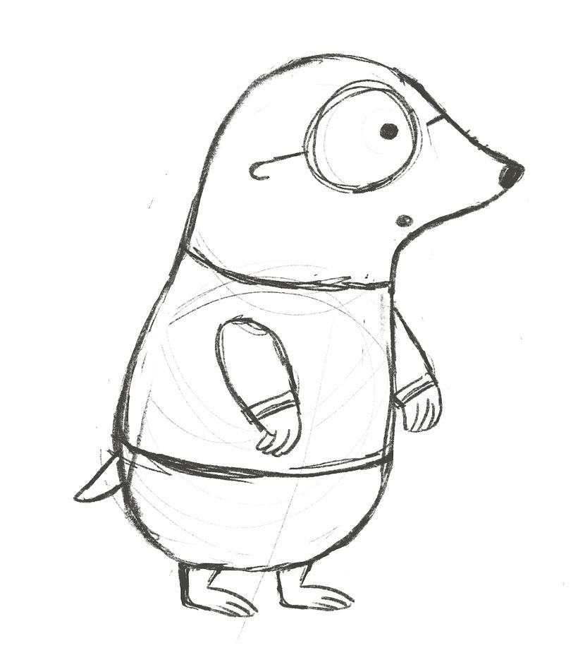 First initial rough sketch