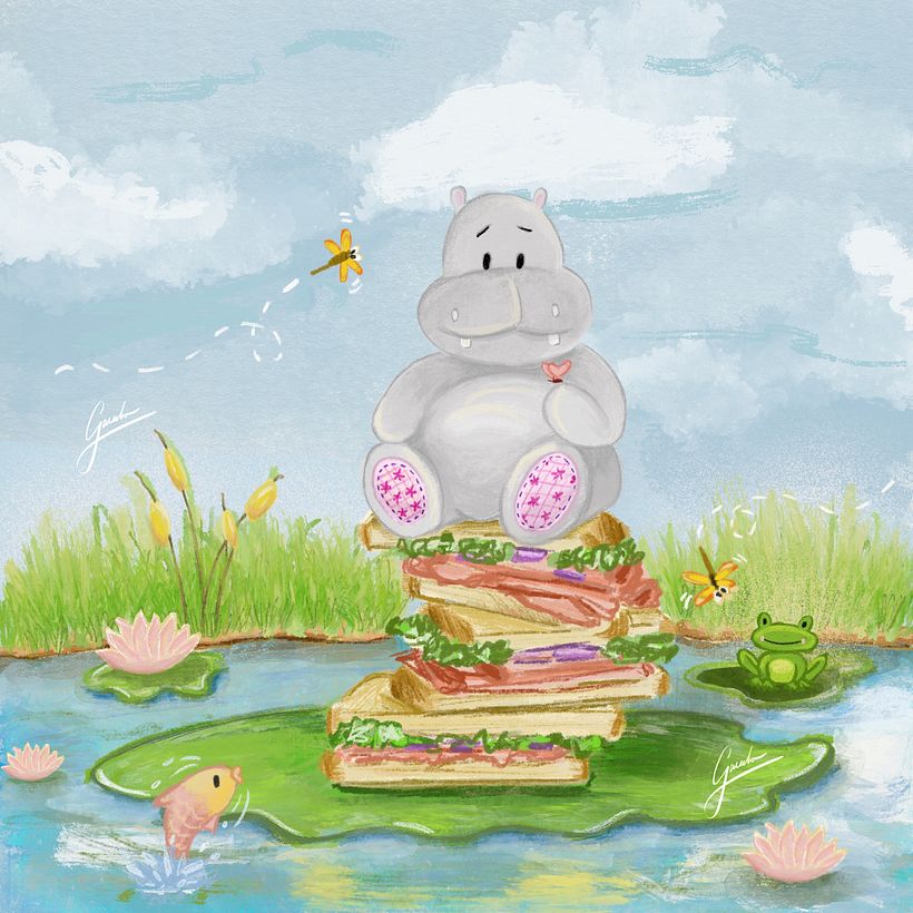 My project for course: Children’s Illustration with Procreate: Paint Magical Scenes 4