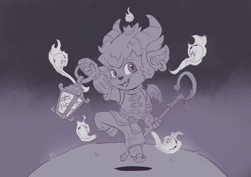 Final sketch with values