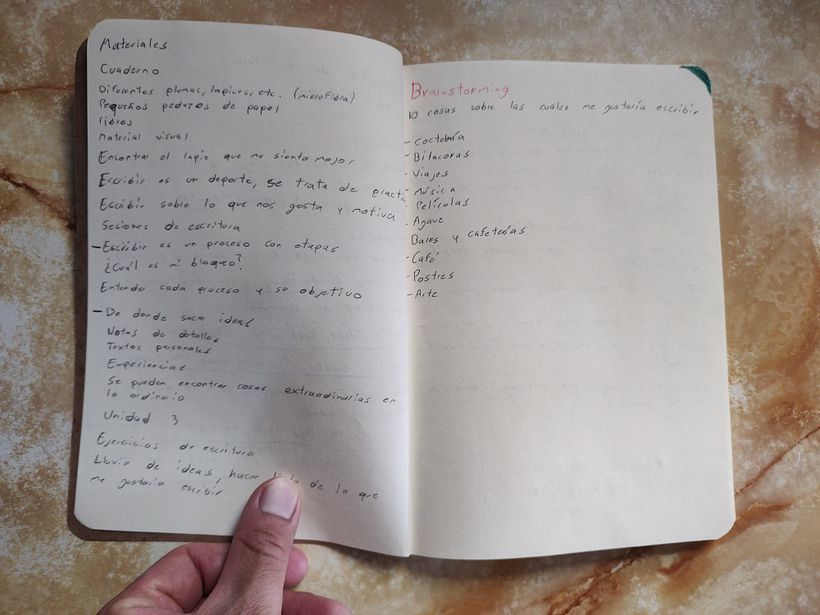 Mi proyecto del curso: Gimnasio de escritura: de la hoja en blanco a la práctica cotidiana 17