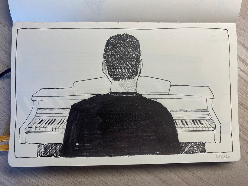 Getulio on the piano