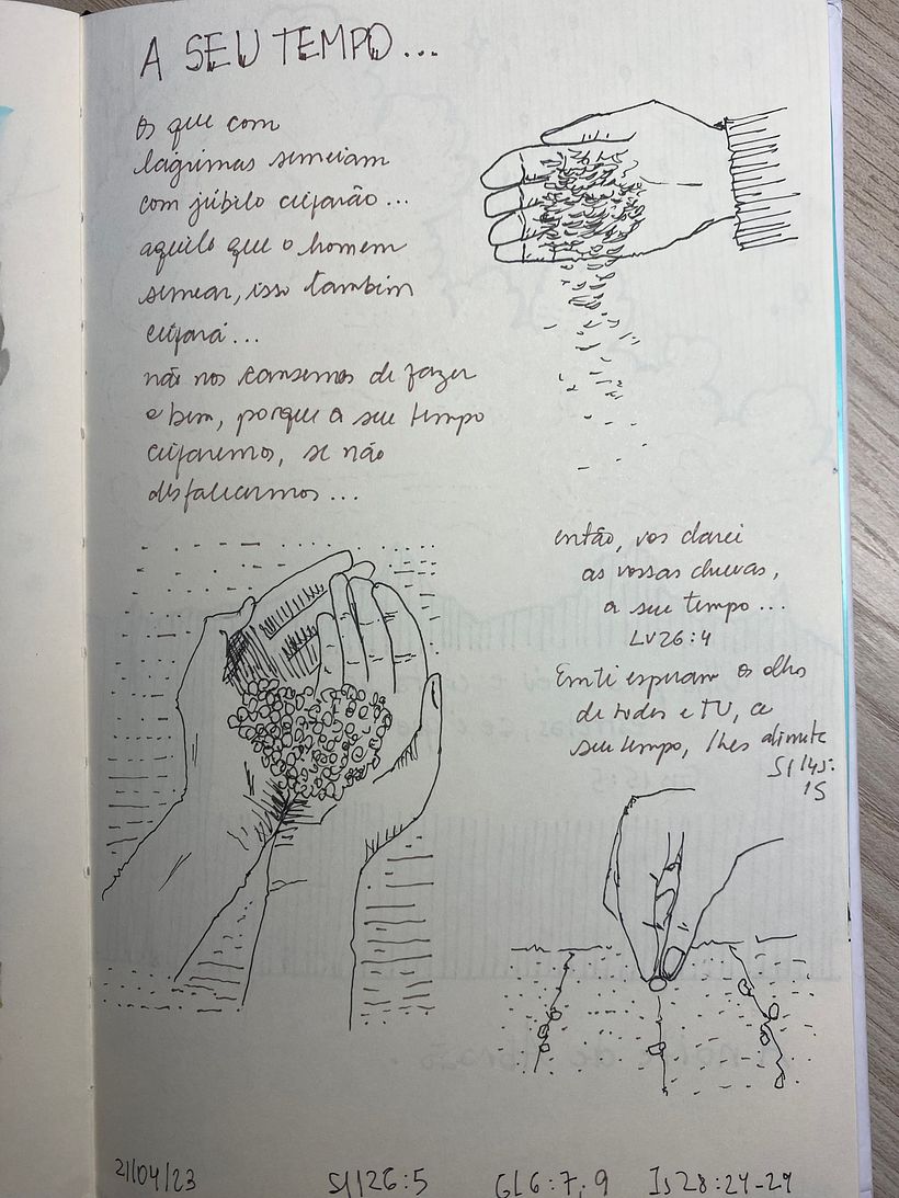 Another sketchbook entry after course.