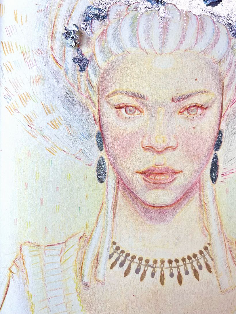 My project for course: Vibrant Portrait Drawing with Colored Pencils 3