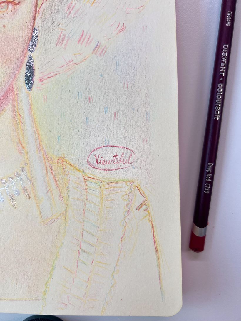 My project for course: Vibrant Portrait Drawing with Colored Pencils 4