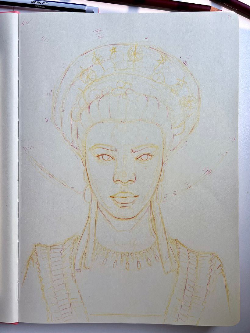 My project for course: Vibrant Portrait Drawing with Colored Pencils 7
