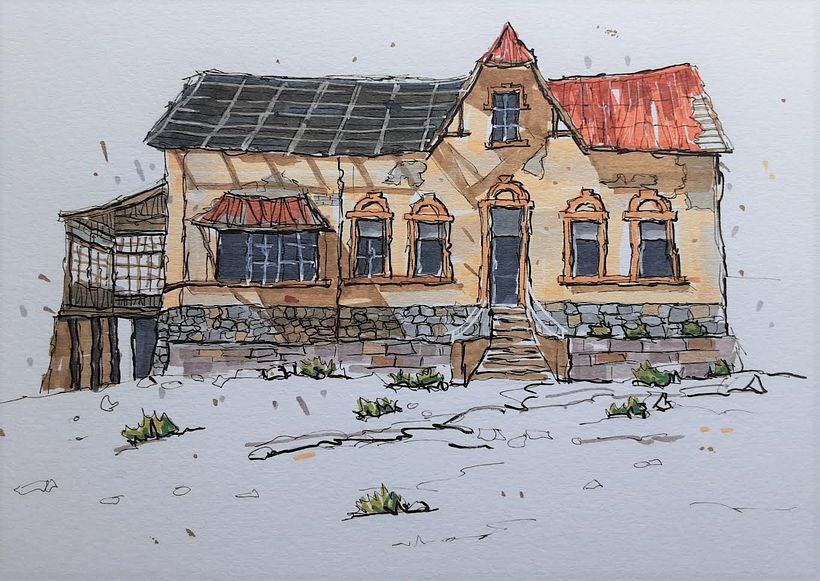 My project for course: Expressive Architectural Sketching with Colored Markers 2