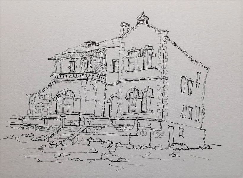 My project for course: Expressive Architectural Sketching with Colored Markers 4
