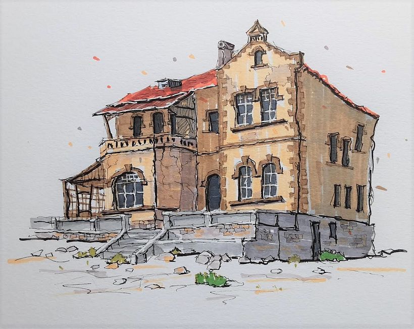 My project for course: Expressive Architectural Sketching with Colored Markers 5
