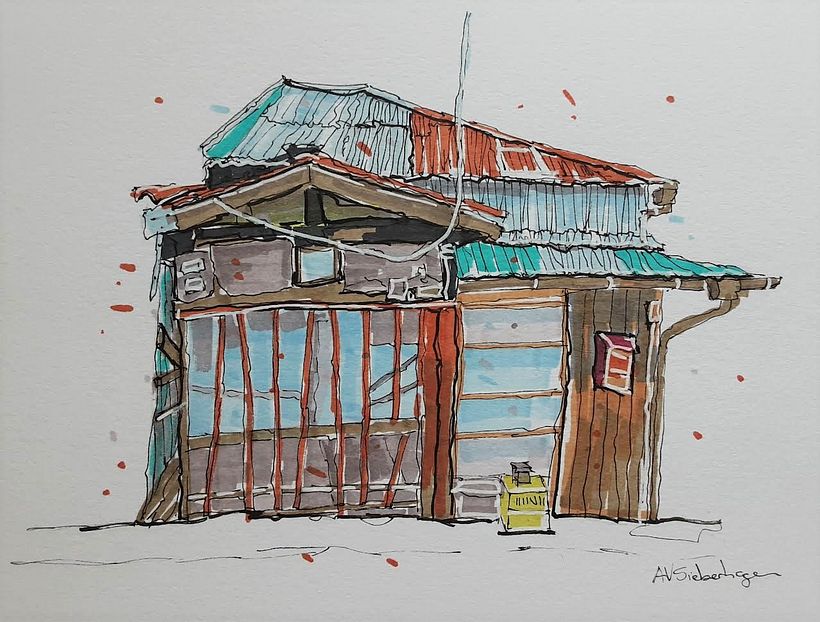 My project for course: Expressive Architectural Sketching with Colored Markers 8