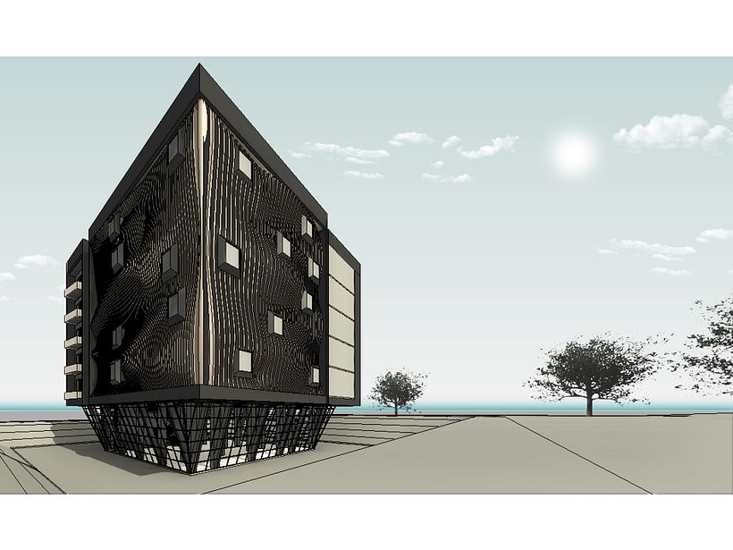 Mi proyecto del curso: Modelado de edificios paramétricos con Revit 1