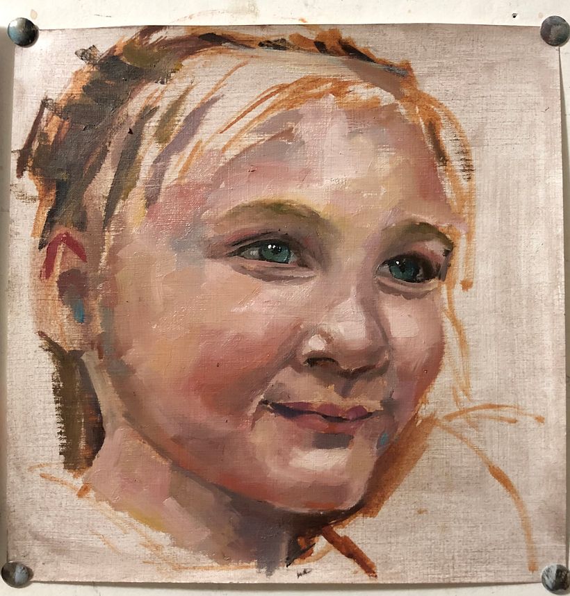 My project for course: Portrait Painting with Oil: Explore Light and Shade 4
