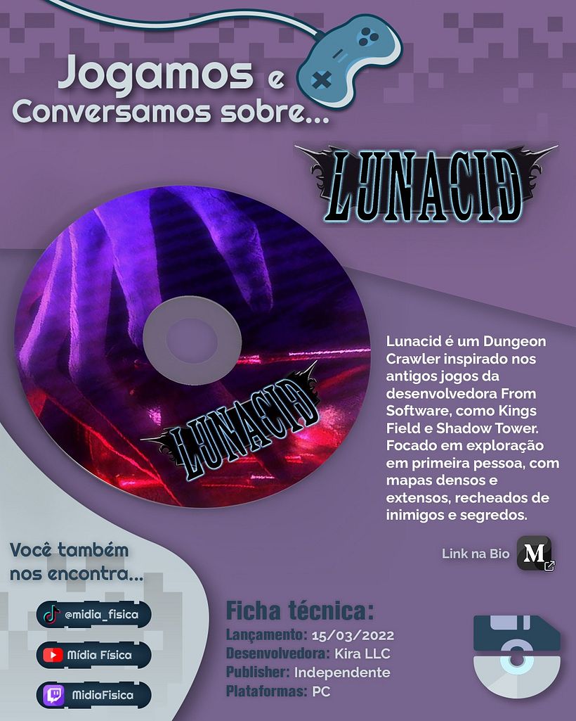 Foto capa para análise postada no Instagram