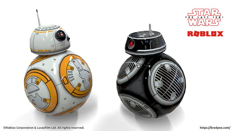 BB8 & BB9 - Roblox & LucasFilm promotional companions
