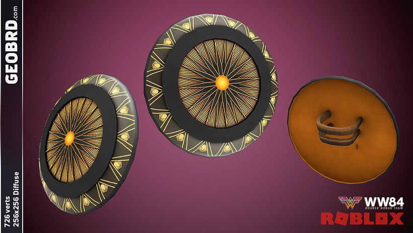 Wonder Woman “Godkiller”- Roblox & DC Studios promotional shield