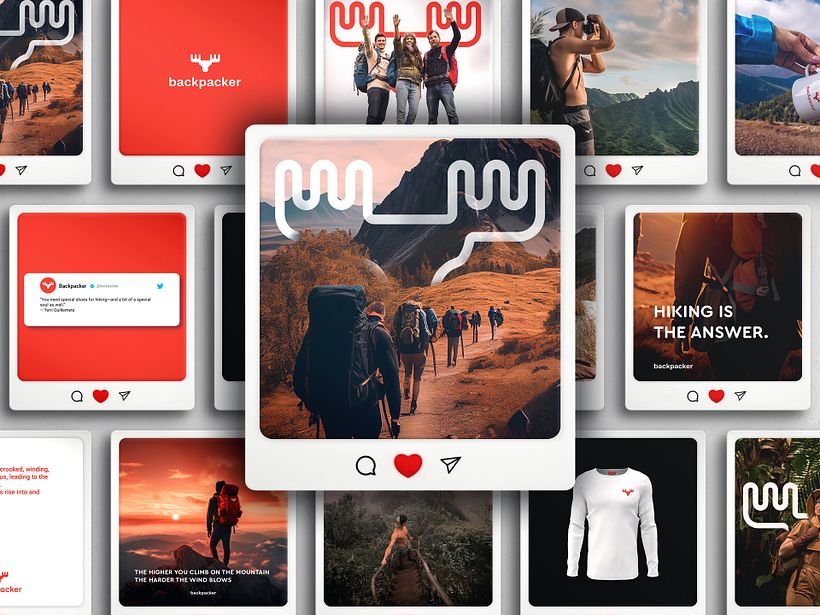 Backpacker Hiking Club - Visual Identity 8