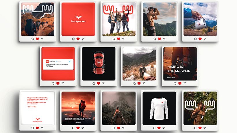 Backpacker Hiking Club - Visual Identity 9