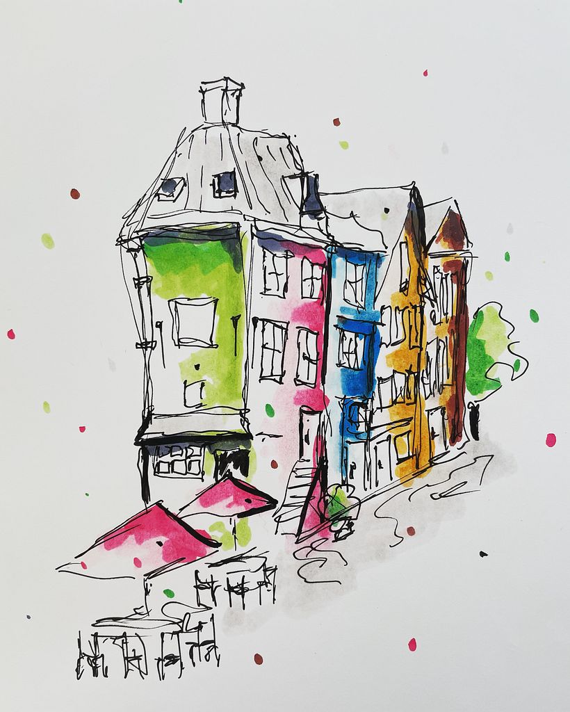 My project for course: Expressive Architectural Sketching with Colored Markers 1