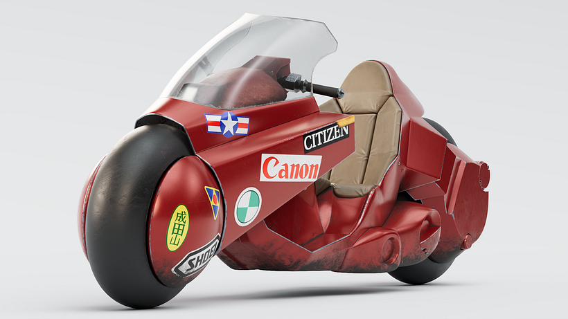 AKIRA BIKE GAME READY ASSET 3