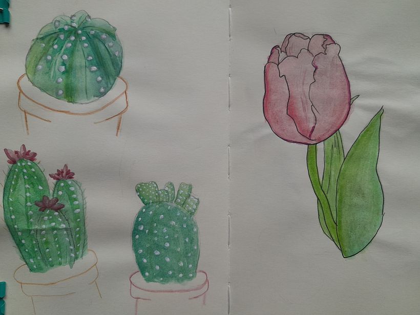My project for course: Botanical Sketchbooking: A Meditative Approach 4